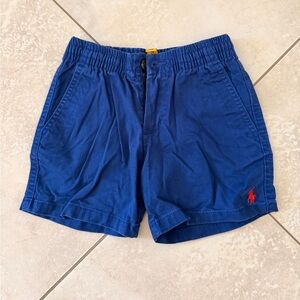 Polo Ralph Lauren Blue Shorts Boys Size 5 Back & Side Pockets Front Zipper